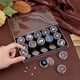 thumbnail image 3 of Caja de almacenamiento para 15 gemas, joyero, estuche para anillos de diamantes, con tapa transparente y forro de terciopelo negro., 3 of 6