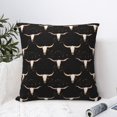 thumbnail image 4 of Honeii Western Cowboy Print Throw Pillow, Square Decorative Pillow Forms Soft Fluffy Plump Pillow Decorative Pillow Inserts,Couch Pillows-22"x22", 4 of 7