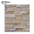 thumbnail image 1 of 10 unidades/juego de pegatinas de pared 3D DIY, decoración de dormitorio de ladrillo de imitación, papel tapiz autoadhesivo impermeable para sala de estar y cocina Tan Jianjun unisex, 1 of 2