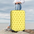 thumbnail image 7 of Pofeuu Cheese 1 Print Luggage Suitcase Cover Protector Luggage Washable Covers Aesthetic for 18/24/28/32 inch Luggage（No luggage included）-, 7 of 7