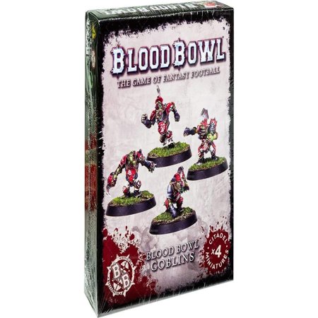 Blood Bowl The Game of Fantasy Football Goblins (4 Miniatures), Blood Bowl Goblins Blood Bowl Warhammer Miniature Game Games Workshop By Games (Best Fantasy Football Games)