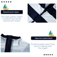 thumbnail image 3 of upandfast Classic Stripe 1 UPF 50+ One-Piece Swimsuit for Toddlers - Zipper & Snap Bottom Sun Protection 9-12 Months, 3 of 7