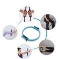 thumbnail image 3 of Anillo de yoga para ejercicios, anillo para dar forma al cuerpo en el hogar, rueda de yoga, círculo mágico y ejercicio de resistencia, anillo para dar forma a los muslos internos y externos Ormromra SM-094-2, 3 of 6
