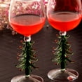 thumbnail image 6 of TXYRDXK 1Pc Christmas Tree Wine Glass - Green Christmas Tree-Shaped Reusable Shatterproof High Borosilicate Glass for Red or White Wine - Decorated Drinking Cup for Christmas Party, 12 oz, 6 of 6