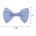 thumbnail image 2 of Uxcell 50pcs Light Blue Bow Ties 1.5" x 1" Mini Bowknot for Crafting Little Satin Bow Bulk DIY Sewing Scrapbooking, 2 of 5