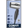 thumbnail image 2 of Sèche-cheveux Conair, 1600 W, compact, bitension avec poignée rabattable, 2 of 8