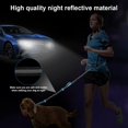thumbnail image 4 of FrostHike Laisse Double pour Chien Mains Libres, Laisse de Taille avec Élastique Rétractable, Ceinture de Taille Réglable, Poignée Double Durable et Coutures Réfléchissantes pour Chiens Moyens et Grands Marche Course Randonnée, 4 of 5