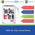 thumbnail image 2 of Thou Shalt Not Try Me Mug For Mom 11 Oz _ Funny Gift For Mom Birthday, Mother's Day, Christmas _ Mothers Day Mom Mug_ Funny Mama Coffee Mug, Ceramic Novelty Coffee Mug, Tea Cup, Gift Pre, 2 of 2