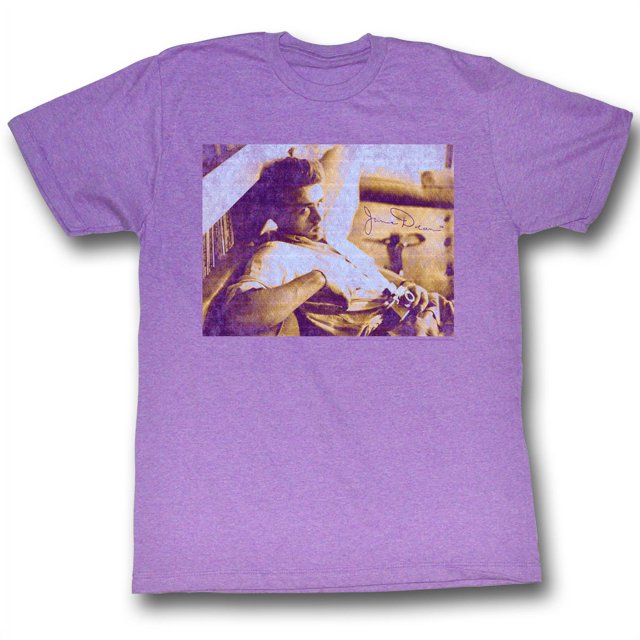 James Dean T-Shirt pour Adulte Néon Violet Chiné 2TG