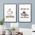 thumbnail image 2 of Coffee Drinkers 8 x 10" Wall Art UNFRAMED Print (2 Pack), 2 of 3