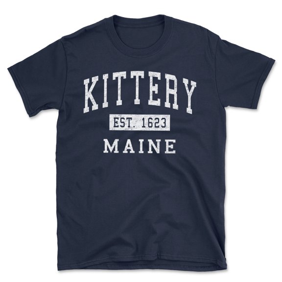 Kittery Maine Classic Established Men's Cotton T-Shirt