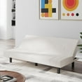 thumbnail image 4 of DHP Kelra Armless Mid-Century Futon Sofa Bed, Ivoy Corduroy, 4 of 9