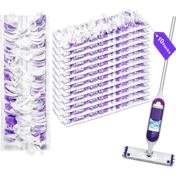 10PCS Disposable Mopping Pad Refills for PowerMop Multi-Surface Mop Kit, Multi-Surface Mop Pad Refill for Power Mop for Cleaning Floors