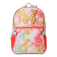 thumbnail image 2 of Wonder Nation Children's Backpack with Lunch Box and Pencil Case 3-Piece Set Set Fly Free Butterfly Peach, 2 of 5