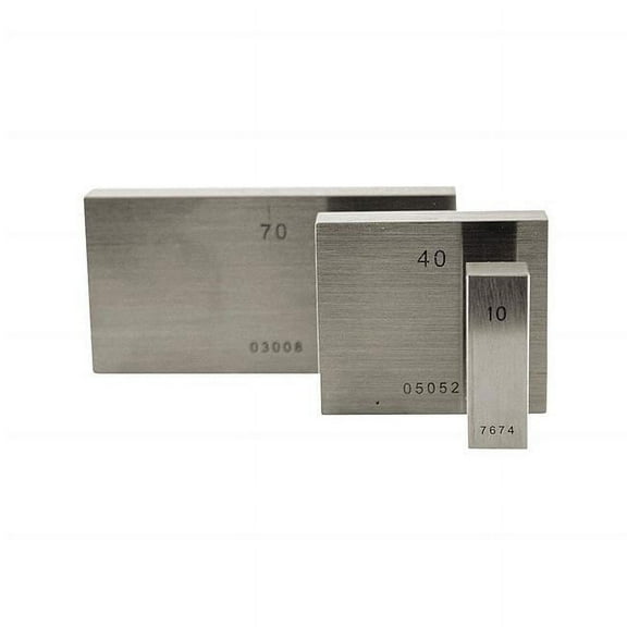 Mitutoyo 611304-531 0.004 in. Rectangular Steel ASME Grade 0 Gage Block