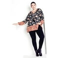 thumbnail image 2 of Avenue Women's Plus Size Imari Empire Waist Spliced Top, 2 of 2