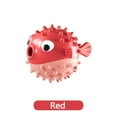 thumbnail image 2 of Wdhugt Interactive Dog Chew Toy For Medium Large Dogs Treat Dispensing Pufferfish Shape Red Color Chew Resistance Pet Toy Red, 2 of 5