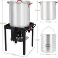 thumbnail image 2 of EastVita 60 Qt Aluminum Seafood Boil Kit 50000 BTU Propane Jet Burner (Electronic Ignition), 2 of 7