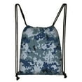 thumbnail image 1 of Qarigey con cordón para deporte, gimnasio, natación, baile, impermeable, ropa de cuerda, plegable, paquete grueso de camuflaje, para montar al Envolturas para manijas de equipaje Azul Qarigey  AP011953-01, 1 of 5