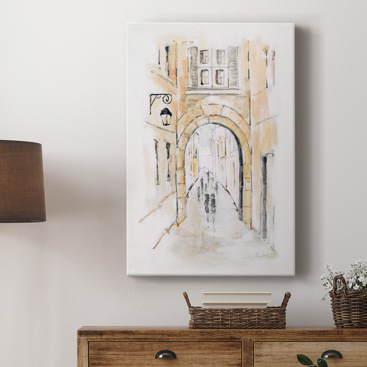Wexford Home 18 x 27 Venice Market Day II Premium Gallery Wrapped Canvas - Ready to Hang