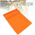 thumbnail image 4 of Silicone Grill Pad, Silicone Griddle Tools Mat Anti Scratch Heat Proof Anti Slip Easy To Clean Multi Functional  for Cooking Orange,Grey, 4 of 7