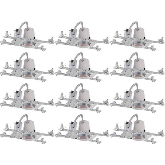 Four Bros Lighting 3" Construction Recessed Light Housing (12 Count)