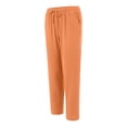 thumbnail image 5 of Jkety Women's Super Stretch Millennium Pocket Pull on Career Pant Flowy Pants for Women(Orange,S), 5 of 6