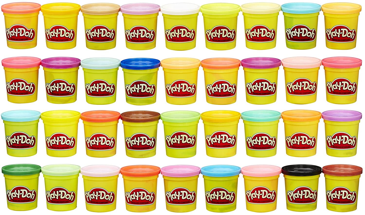 Play-Doh Modeling Compound 50 Value Pack Case of Colors Assorted Non-Toxic 