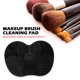 thumbnail image 2 of Ygjytge Pincel De Maquillaje De Silicona, Almohadilla De Limpieza Con Ventosa, Tabla De Limpieza (Negro) Ygjytge Para estrenar, 2 of 8
