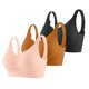 thumbnail image 1 of Brasier conjunto de 3 Piezas de Sujetador Deportivo sin Costuras y Cómodo para Mujer, con Soporte Ajustable, para Uso En Casa, Ocio y Entrenamiento Durante Toda La Temporada. Grande, 1 of 5