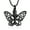 Black-White, variant on Personlized Butterfly Cremation Jewelry for Ashes Urn Necklace Lockets for Human Ashes Pendent for Ashes and Chain Memorial Jewelry for Women Men