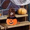 thumbnail image 2 of Muñeco de calabaza de Halloween creativo, juguete de peluche de peluche, cumpleaños, adornos de otoño coleccionables para el festival de acción de Redondo 12cmx19cm Baoblaze Muñeca de calabaza de Halloween, 2 of 8