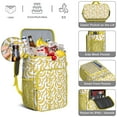 thumbnail image 5 of Banana Print Insulated Cooler Backpack - 20L High-Capacity Leakproof Soft Cooler Bag for Camping, Beach & Picnic with Long-Lasting Insulation & Multiple Pockets (Cute Tropical Fruit Design), 5 of 6