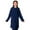 Navy, variant on MKndvns Girls' Pajamas For Autumn And Winter Baby Coral Dress Home Wear Bathrobe Casual Black 11-12 Years