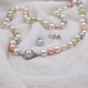 thumbnail image 3 of Set 2 Piezas Collar y Aretes Perla de Mallorca 8mm 45cm | Colores Pasteles, 3 of 6
