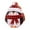 Red Penguin, variant on Christmas Cookie with Lid Xmas Metal Cookie Box Santa Clause Snowman Glove Penguin Xmas Card Box Cute Assorted Card Holder Containers for Christmas Party Decorï¼Red Penguin,5.5")