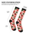 thumbnail image 2 of Compression Socks For Women And Men - Cute Tomato Pink Compression Socks Circulation For Workout, 2 of 2