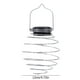 thumbnail image 3 of Linternas De Hierro Paquete de 4 luces solares en espiral, farolillos LED decorativos para exteriores, jardín, patio, 3 of 4
