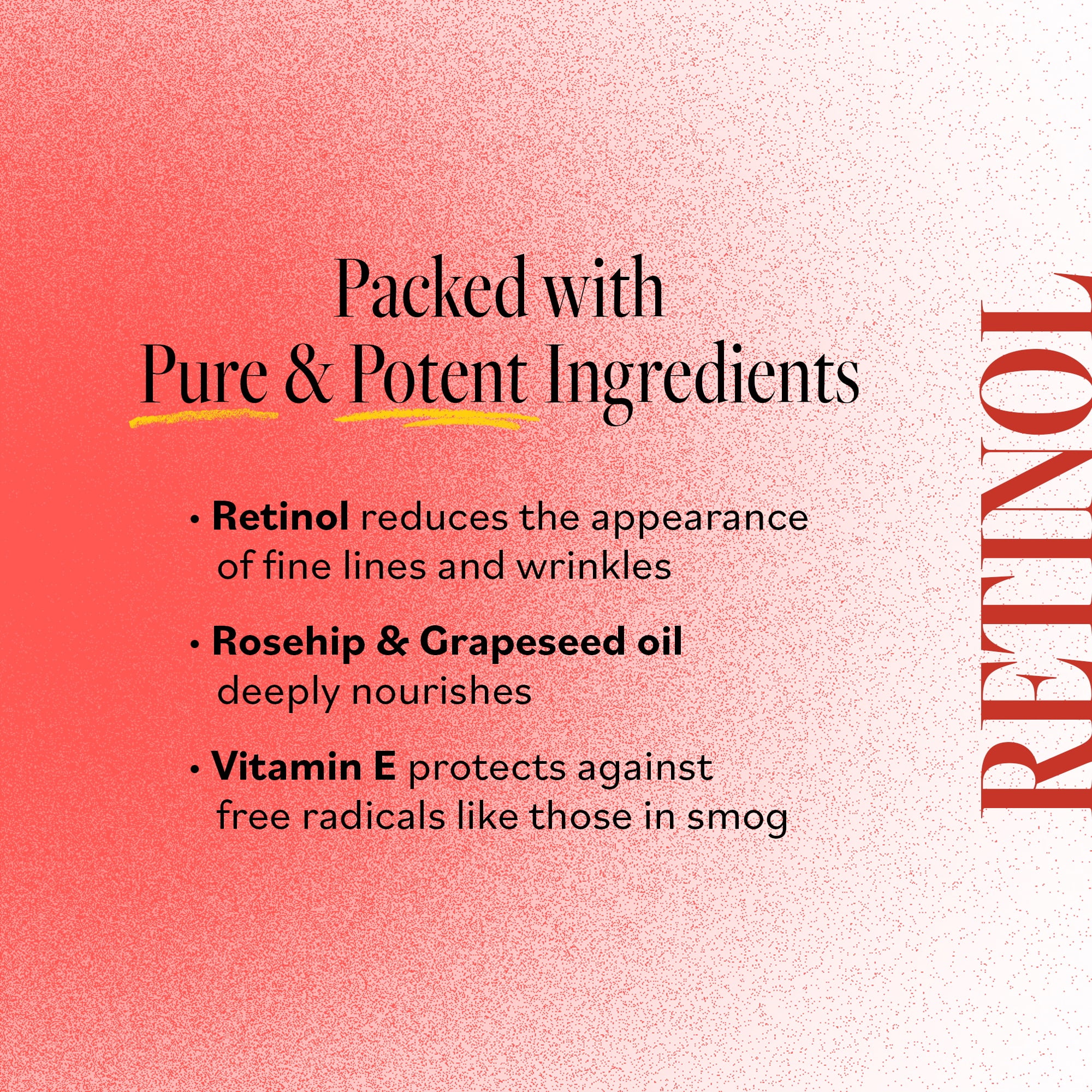 Derma E Anti-Wrinkle Retinol Facial Oil with Rosehip, Grape Seed, Vitamin E, Vegan Skin Care, 2 oz