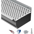 thumbnail image 3 of Gutter Guards 5 Inch, Leaf Filter for Gutters - Heavy Duty Aluminum 28ft Mesh Screen, Weatherproof Protection, DIY Install with Scissors & Gloves, All-Purpose Fit for Home Roof (Silver, 1-Pack), 3 of 9