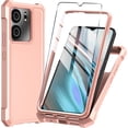 thumbnail image 2 of RIHJIN-for BLU View 5 Phone Case with Tempered Glass Screen Protector,Slim Soft Silicone Full-Body Protective Case for BLU View 5 (Rose Gold), 2 of 4