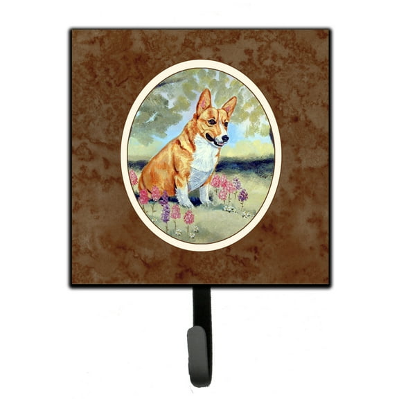 Carolines Treasures 7054SH4 Corgi Leash or Key Holder 7Hx4.25W multicolor