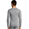 thumbnail image 2 of Hanes Men's Thermowool Crewneck Black 2XL, 2 of 3