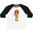 thumbnail image 3 of Inktastic African American Girl, Girl Fireman, Firefighter Girls Toddler T-Shirt, 3 of 5