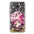 thumbnail image 1 of MUNDAZE Samsung Galaxy J3 Express/Prime 3/Amp Prime 3 Cute Pink Cherry Blossom Gnome Spring Floral Flowers Double Layer Phone Case Cover, 1 of 5