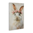 thumbnail image 2 of Stupell Industries Shabby Chic Bunnykins with Pink Crown Canvas Art, 30 x 45, by Tina LeCour, 2 of 8