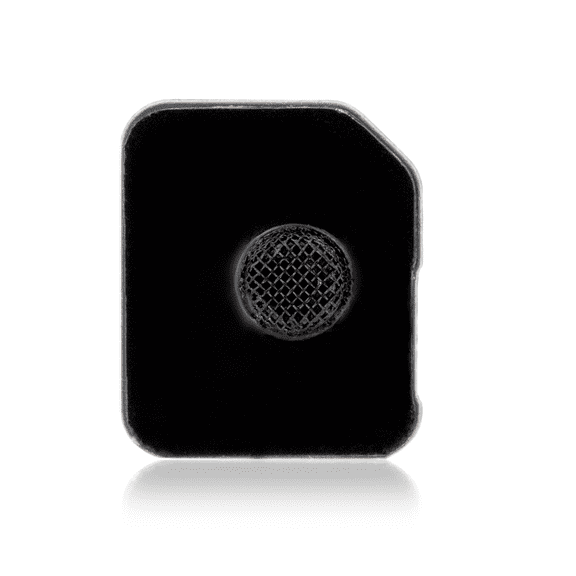 Replacement Flash Light / Power Flex Bracket With Microphone Mesh Compatible For iPhone 11 Pro (Space Gray) (10 Pack)