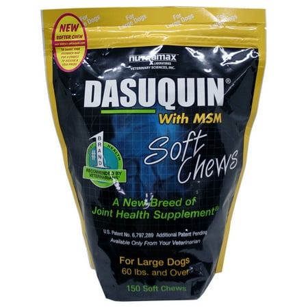 Photo 1 of BB 03/2026 //  Nutramax Dasuquin with MSM Joint Health Supplement for Large Dogs, 150 Soft Chews