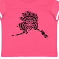 thumbnail image 4 of Inktastic Alaska Silhouette Mandala Boys or Girls Toddler T-Shirt, 4 of 5