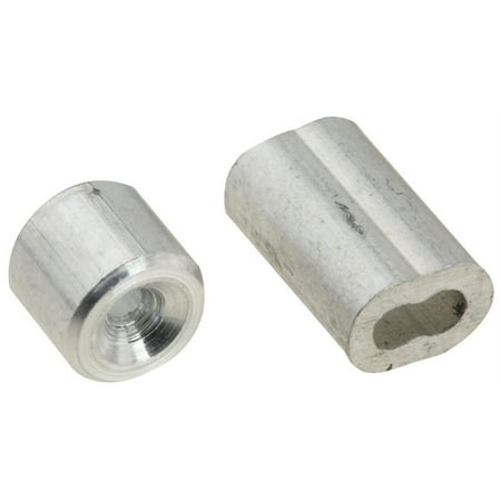 National Hardware 1/16 in. Dia. Aluminum Cable Ferrules and Stops